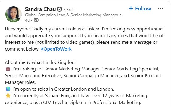 Square Enix全球营销活动负责人兼高级市场经理Sandra Chau