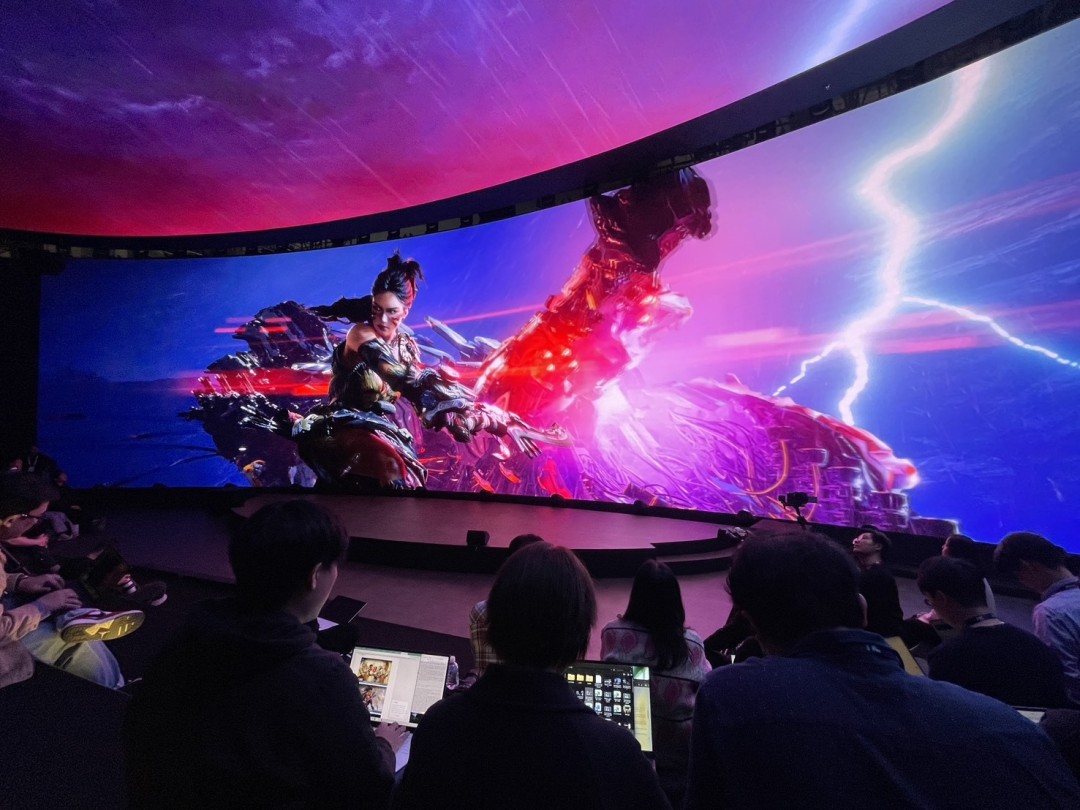 现场试玩区盛况