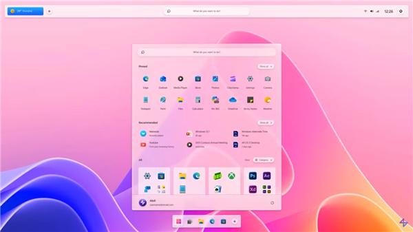 Windows 26长什么样：用户自制概念视频展示设计