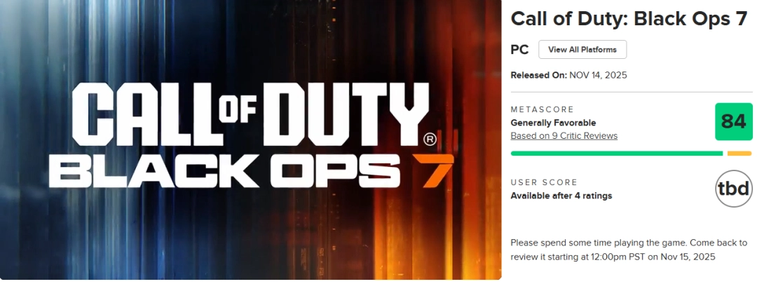 部分媒体评分如下