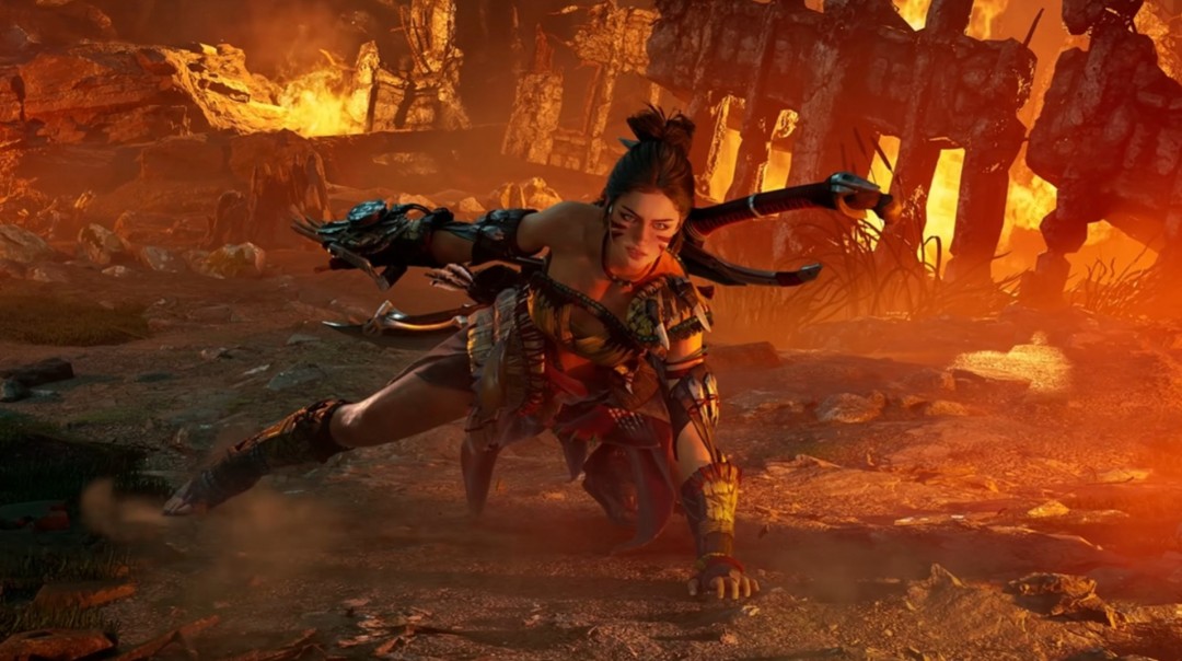 地平线钢铁边境战斗场景