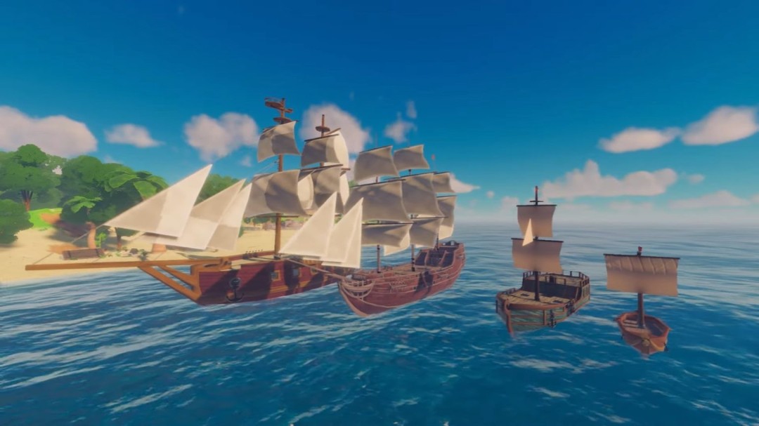 游戏实景截图：海岛探索