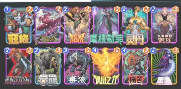 漫威终极逆转：不死神鹰卡组最强搭配指南