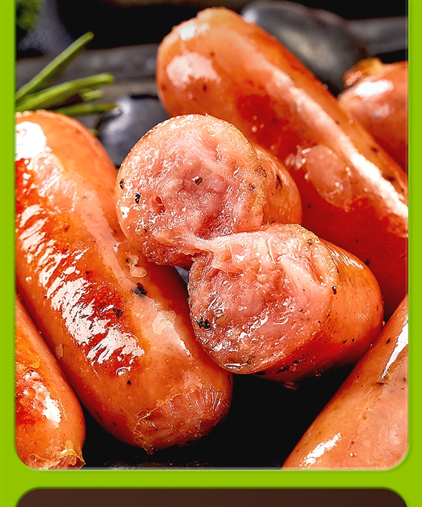 肉含量≥85%  满嘴爆汁！林饱饱火山石烤肠22元40根发车