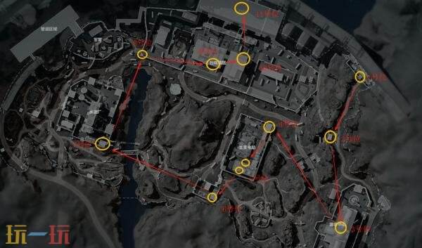 三角洲行动零号大坝房卡位置总览图