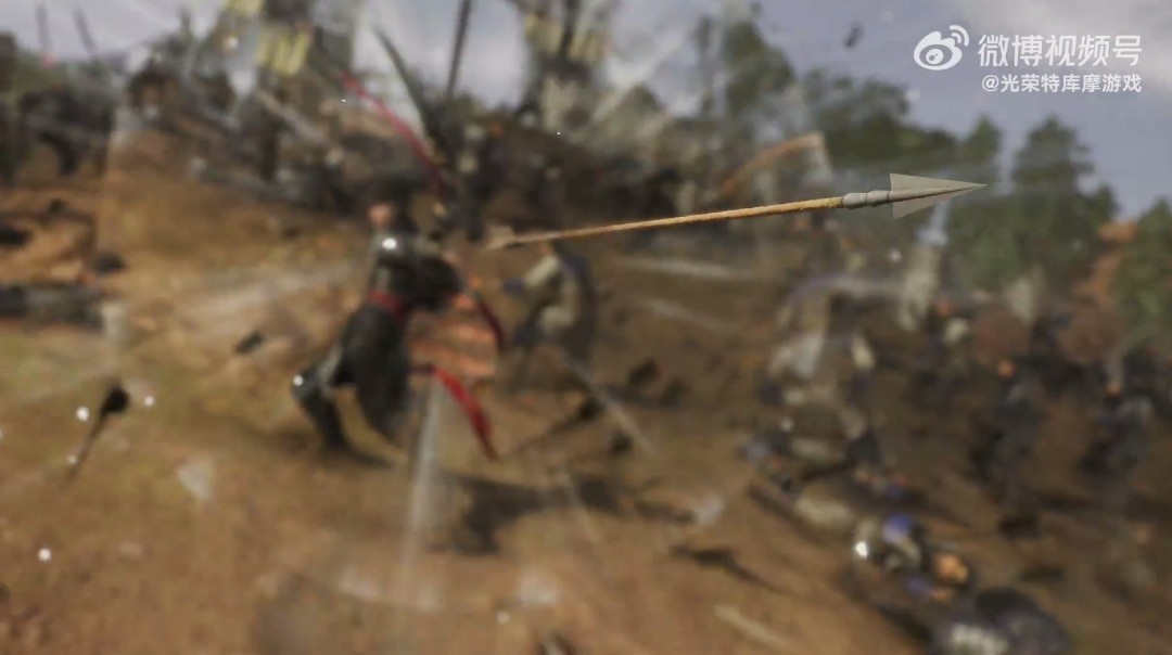 黄巾戎装正面展示