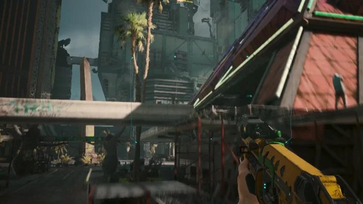 角色高空跳跃场景