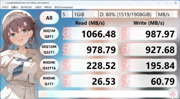金士顿Dual Portable双接口移动固态硬盘上手:速度起飞 达到1050MB/s