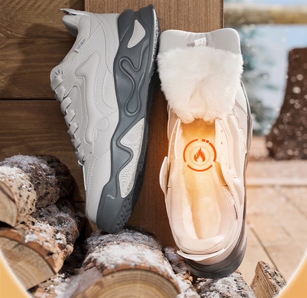 舒适长毛绒：361° 加绒骨头鞋91元官方新低（门店369元）