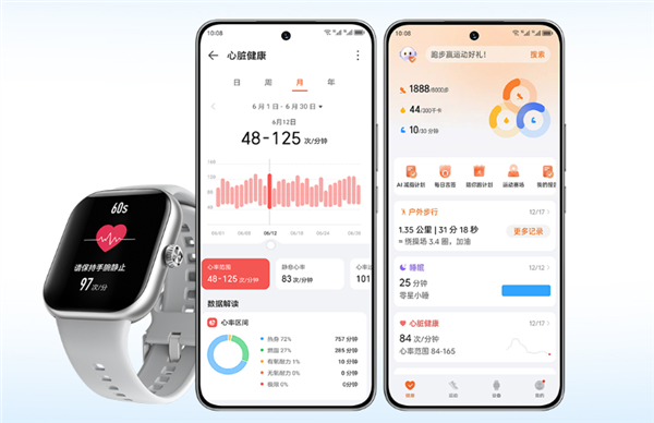 国补价381.65元起！荣耀手表X5发布：1.97英寸轻薄大屏