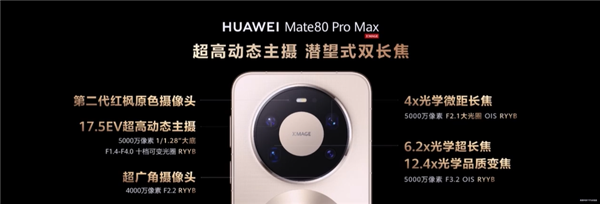 首发鸿蒙6、第二代红枫!华为Mate 80/Pro/Pro Max发布:4699元起