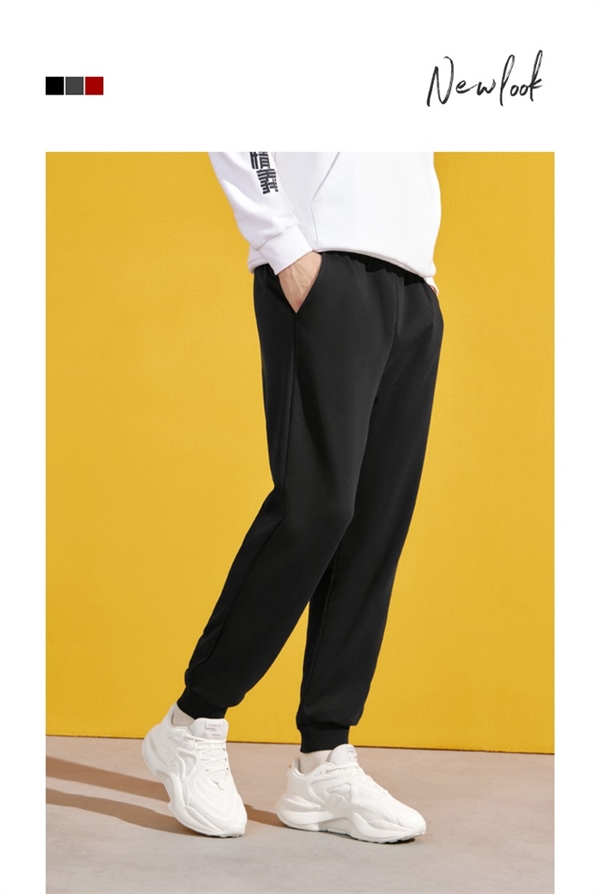 加绒款同价！特步针织运动裤43元2.4折上新发车