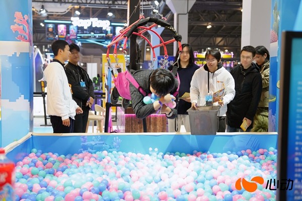 展台互动游戏特写