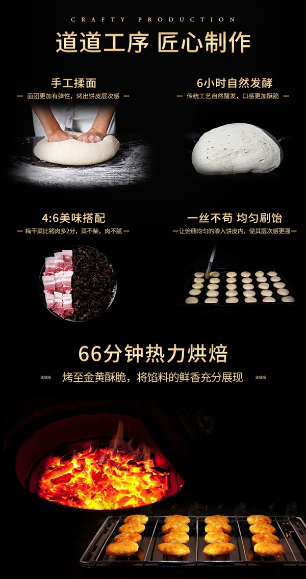 浙江老字号：德辉鲜肉梅干菜小酥饼24元80个发车