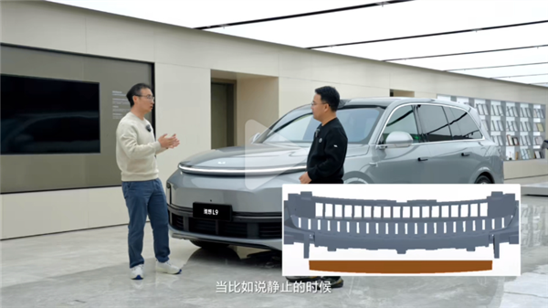 理想高管分享最早的理想L9前脸:大嘴格栅设计 可主动开闭