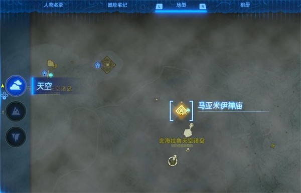 马亚米伊神庙位置示意图