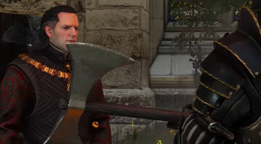 游戏中遗留的斧头细节