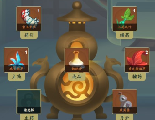 药材搭配示意图