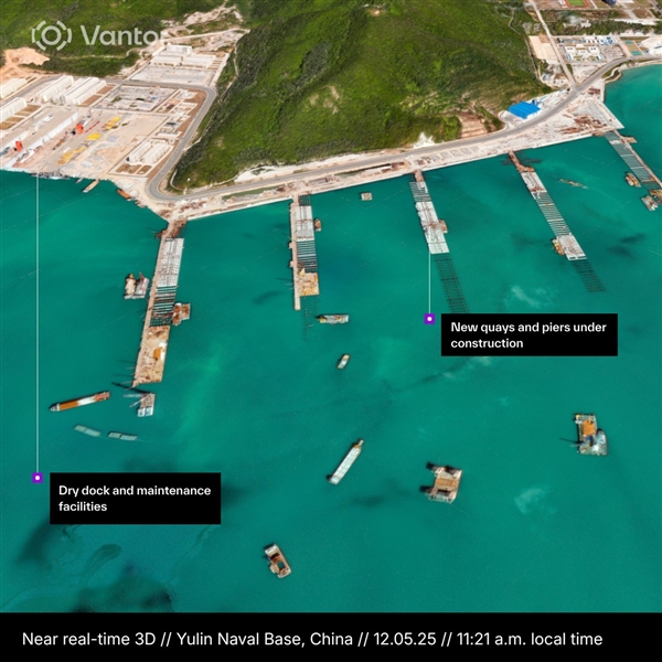 美国卫星偷拍中国福建舰航母基地:分辨率惊人只有50厘米