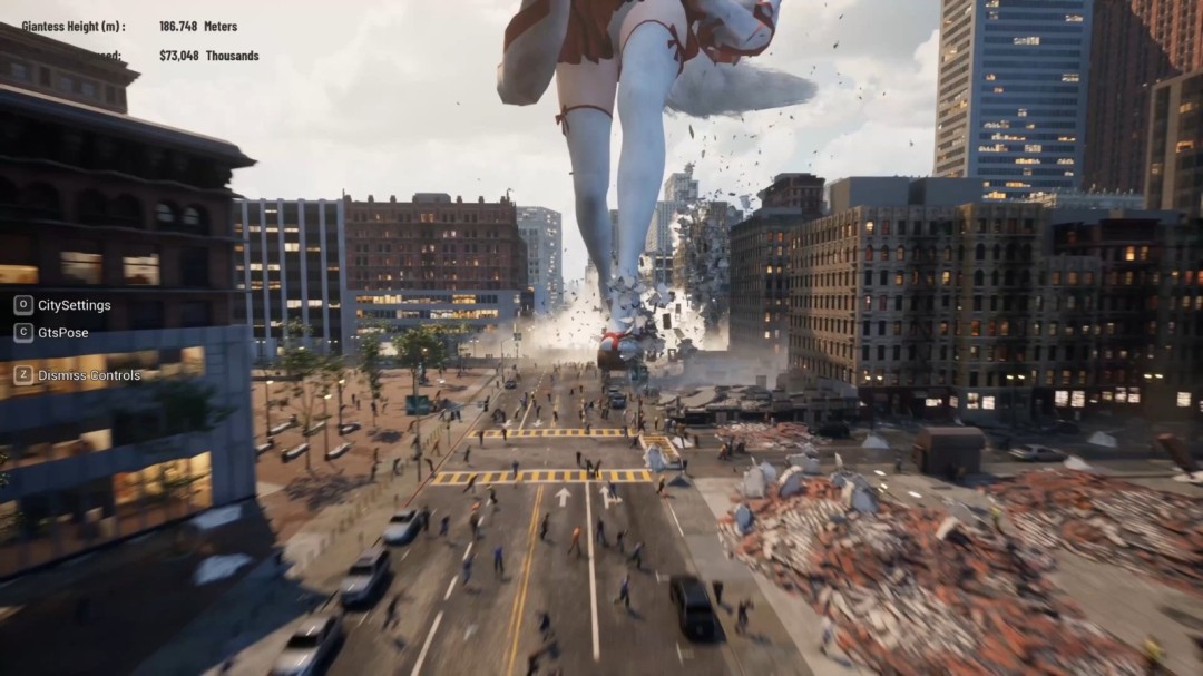 女巨人游乐场实机画面