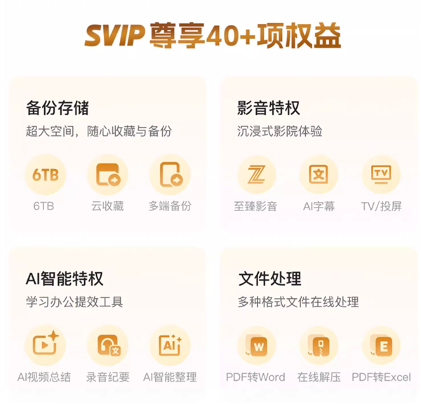 9元/月：夸克网盘SVIP会员双官方发车