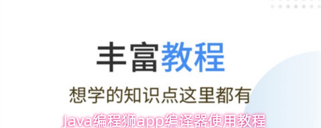 Java编程狮编译器界面示意