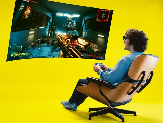 赛博朋克2077联名XR眼镜展示图