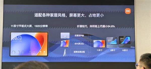 小米智能家庭屏11发布：首搭HyperOS 3 毫秒级响应
