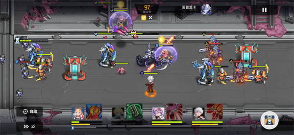 沉默法师应对阵容示意图