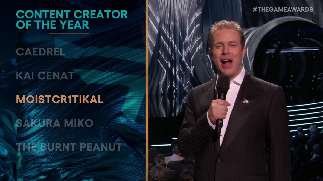 内容创作者领奖瞬间