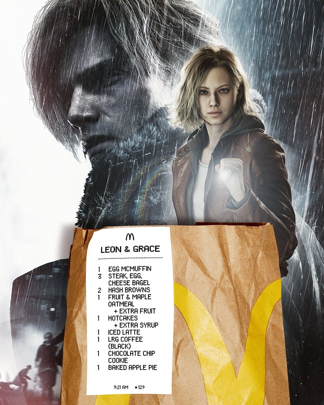 游戏角色点餐创意图2