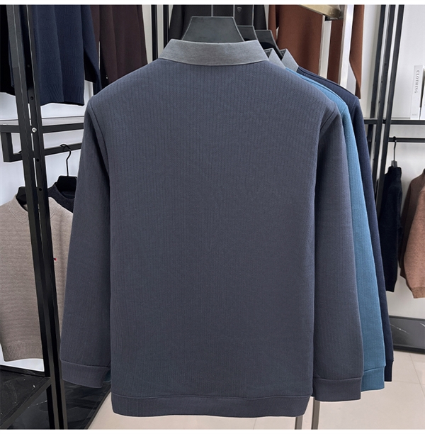 红蜻蜓男装旗舰店 加绒加厚假两件毛衣39.9元起上新