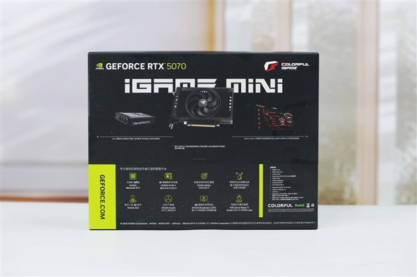 ITX性能小钢炮!七彩虹RTX 5070 Mini OC 12GB图赏