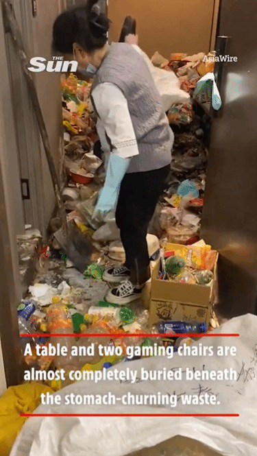 隔着屏幕都想吐！男子蜗居电竞酒店两年 垃圾堆一米高