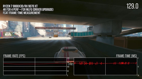 AMD FSR Redstone卡顿不是错觉！实测存在画面延迟、不稳定情况