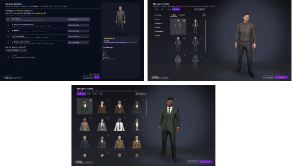 经理人创建界面展示