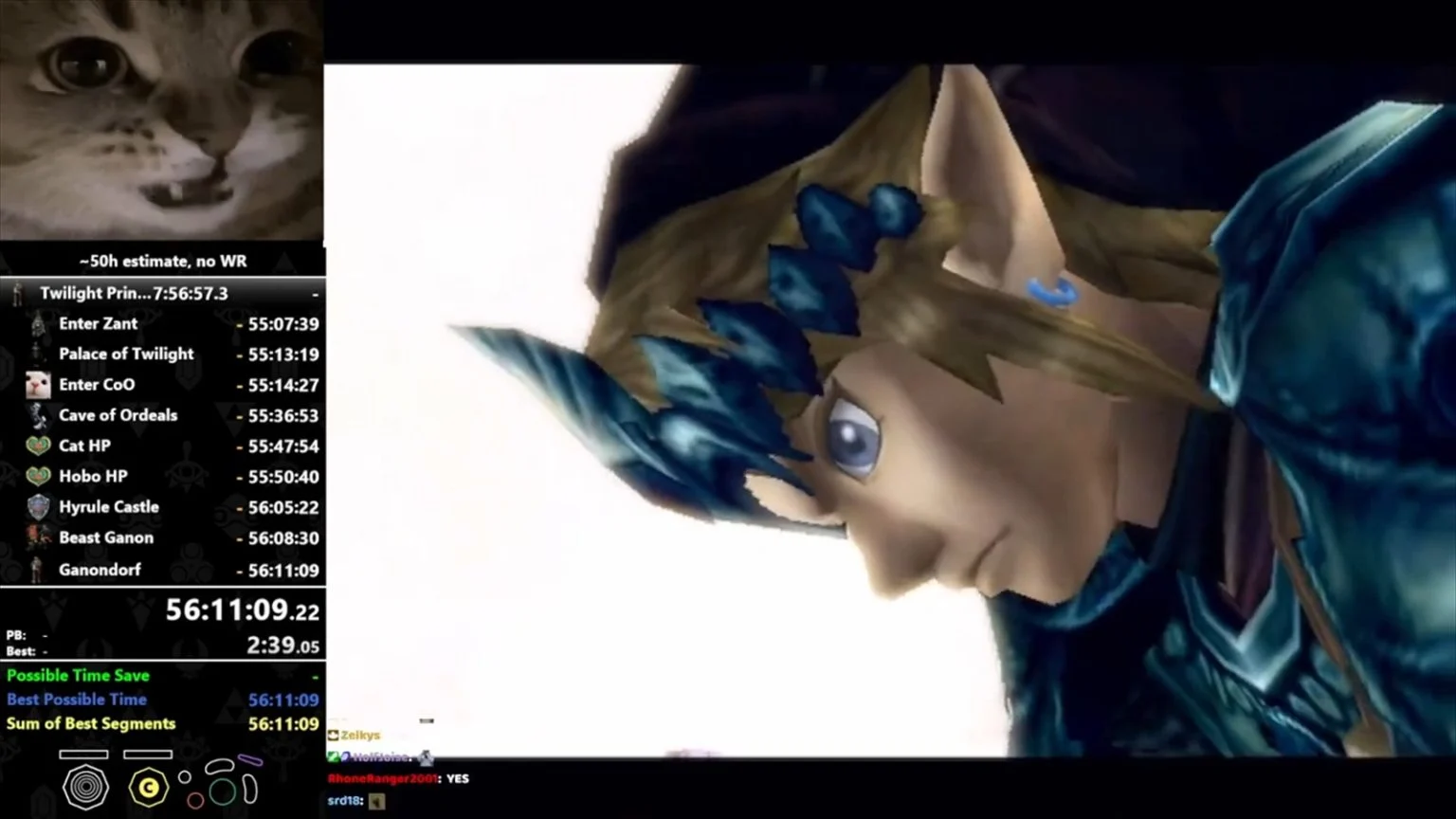 Nukie直播时的游戏画面