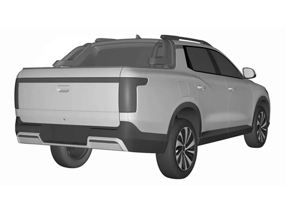 大嘴格栅+贯穿尾灯:比亚迪全新皮卡专利图流出 预计明年上市