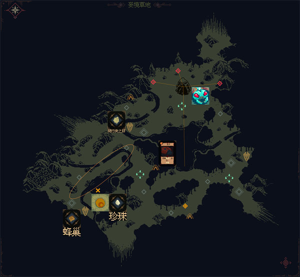 任务接取点示意图