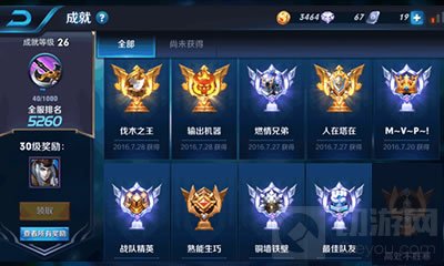 王者荣耀成就系统