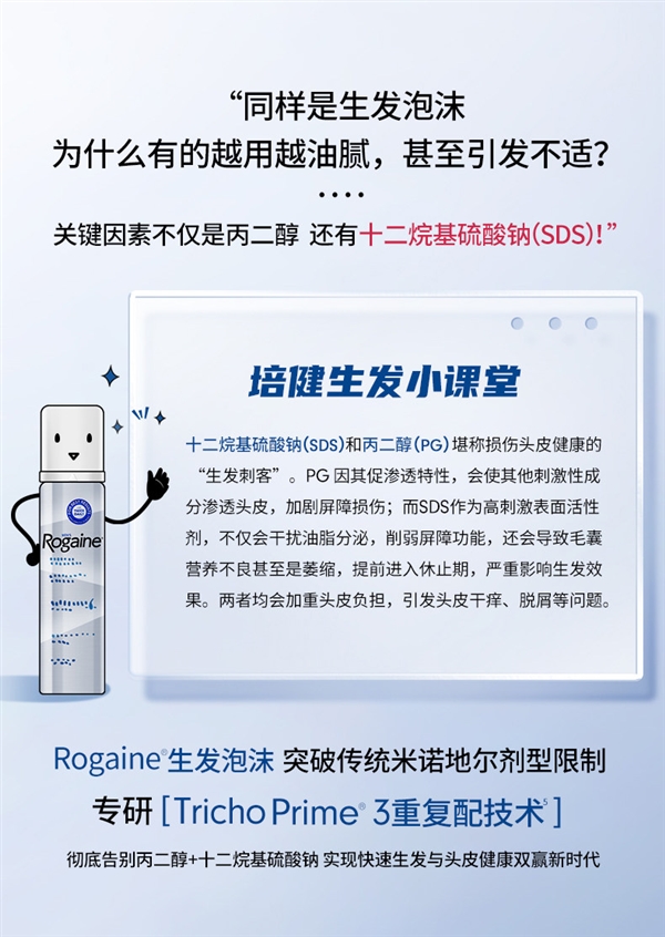 中年男人的福音！米诺地尔原研者培健3瓶喷剂刚需速囤