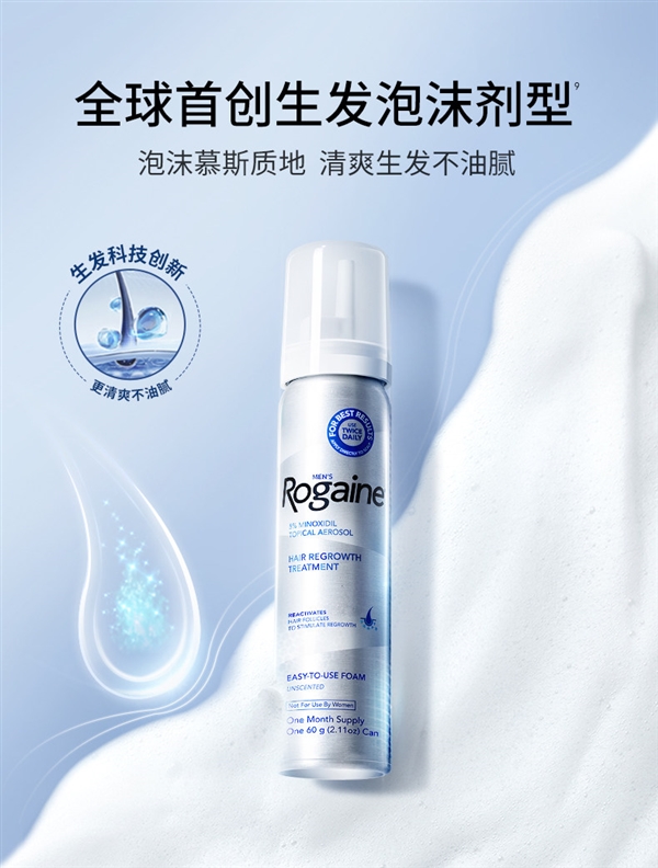中年男人的福音！米诺地尔原研者培健3瓶喷剂刚需速囤