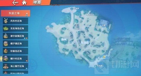 灰白海岸寻宝坐标