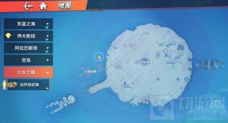 珊瑚礁下方藏宝图