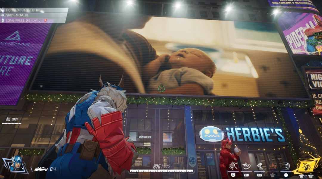 游戏内美国队长角色特写