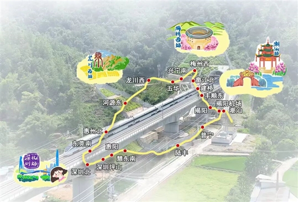高铁从深圳开往深圳!我已经被“深深”迷住