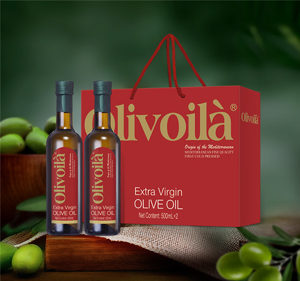 特级精炼 金龙鱼旗下欧丽薇兰特级初榨橄榄油2瓶礼盒89.9元大促
