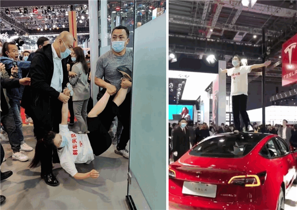 败诉被判赔17万元！车顶维权女车主回应被特斯拉申请限高