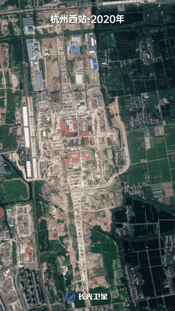 卫星镜头记录：杭州西站6年成长记录