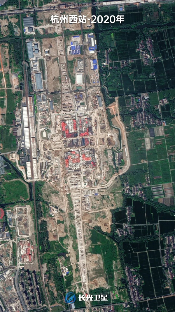 卫星镜头记录：杭州西站6年成长记录